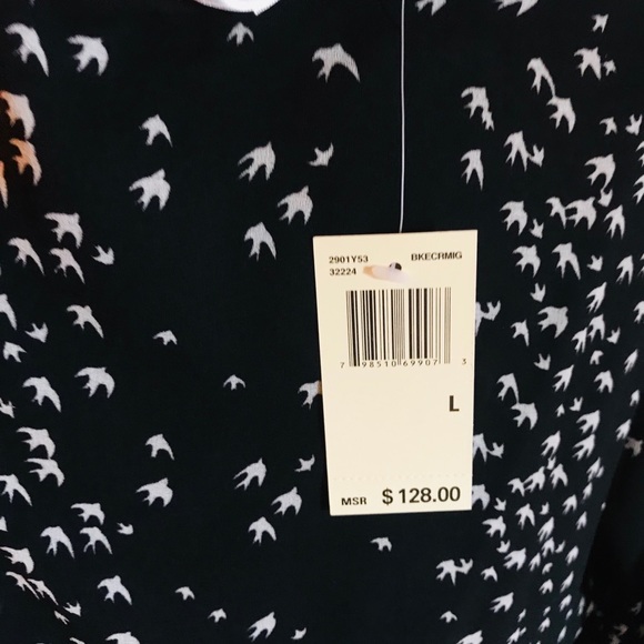 Max Studio Navy and White Dress - Picture 6 of 11